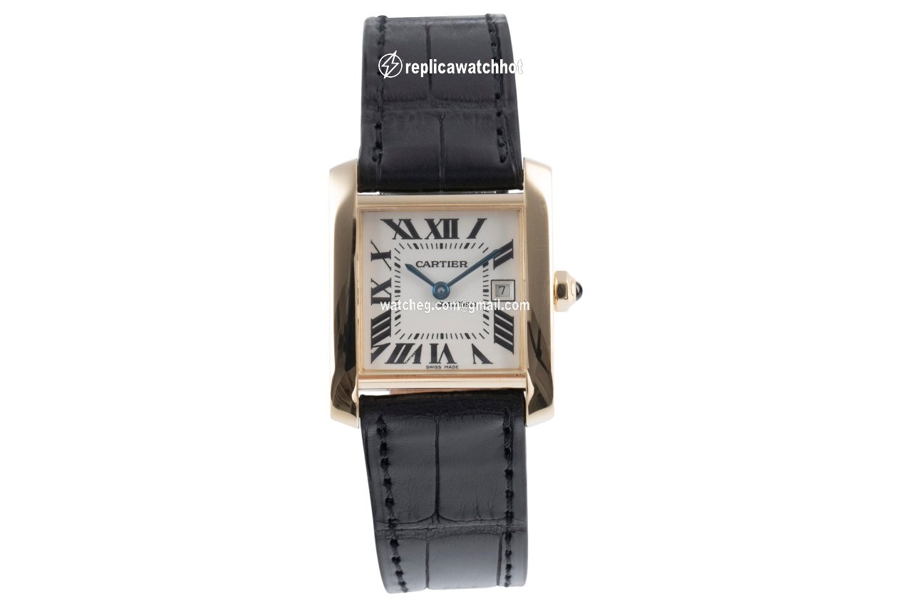 Cartier Tank Francaise Womens watch Quartz Yellow gold 2466 2