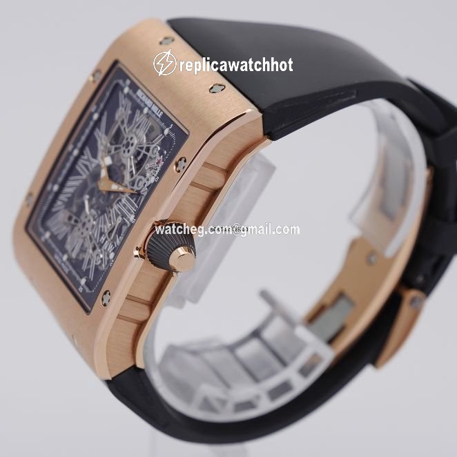 Richard Mille Mens watch Unisex Manual winding Rose gold RM017 2