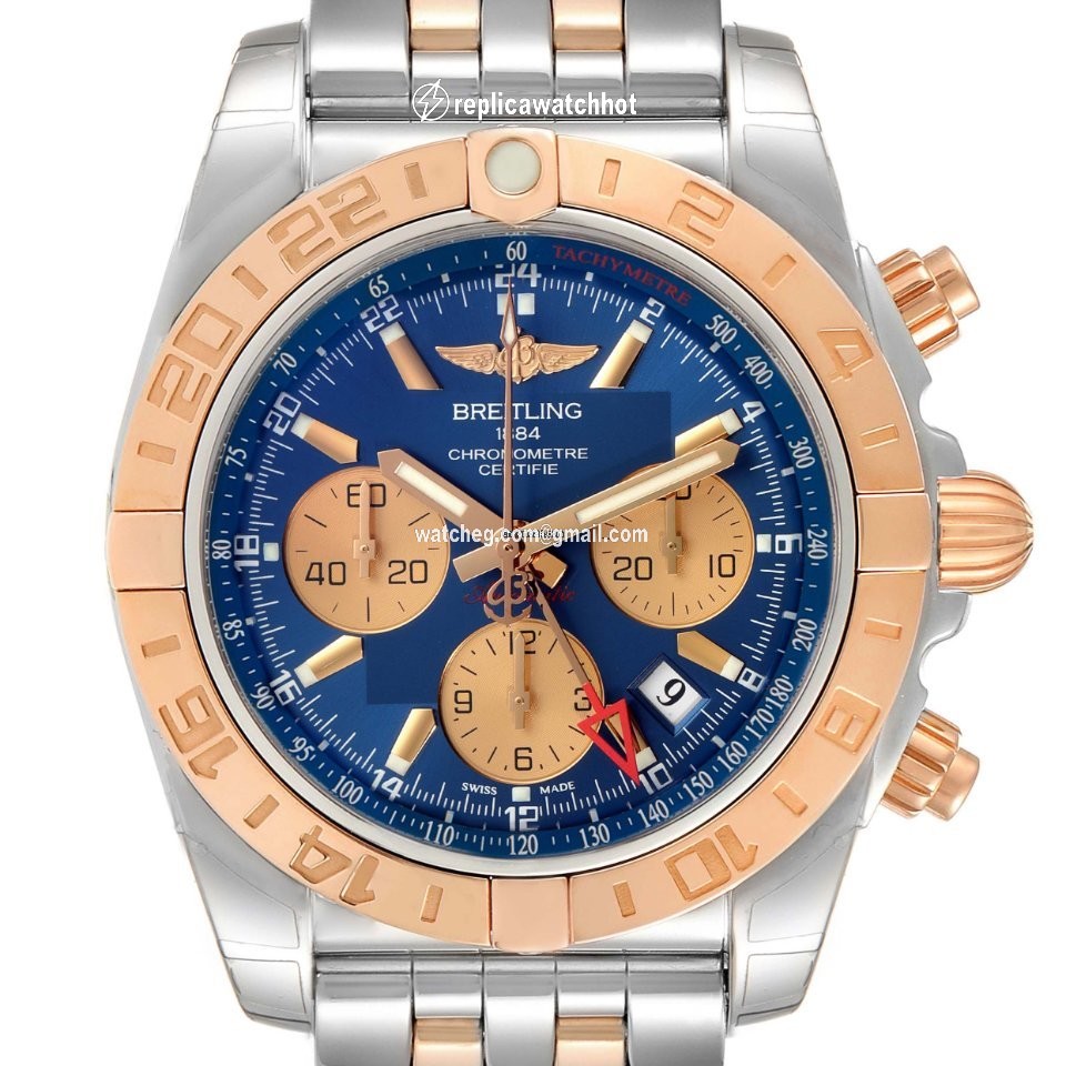 Breitling Mens watch Unisex Automatic Gold Steel CB042012 BB86 2