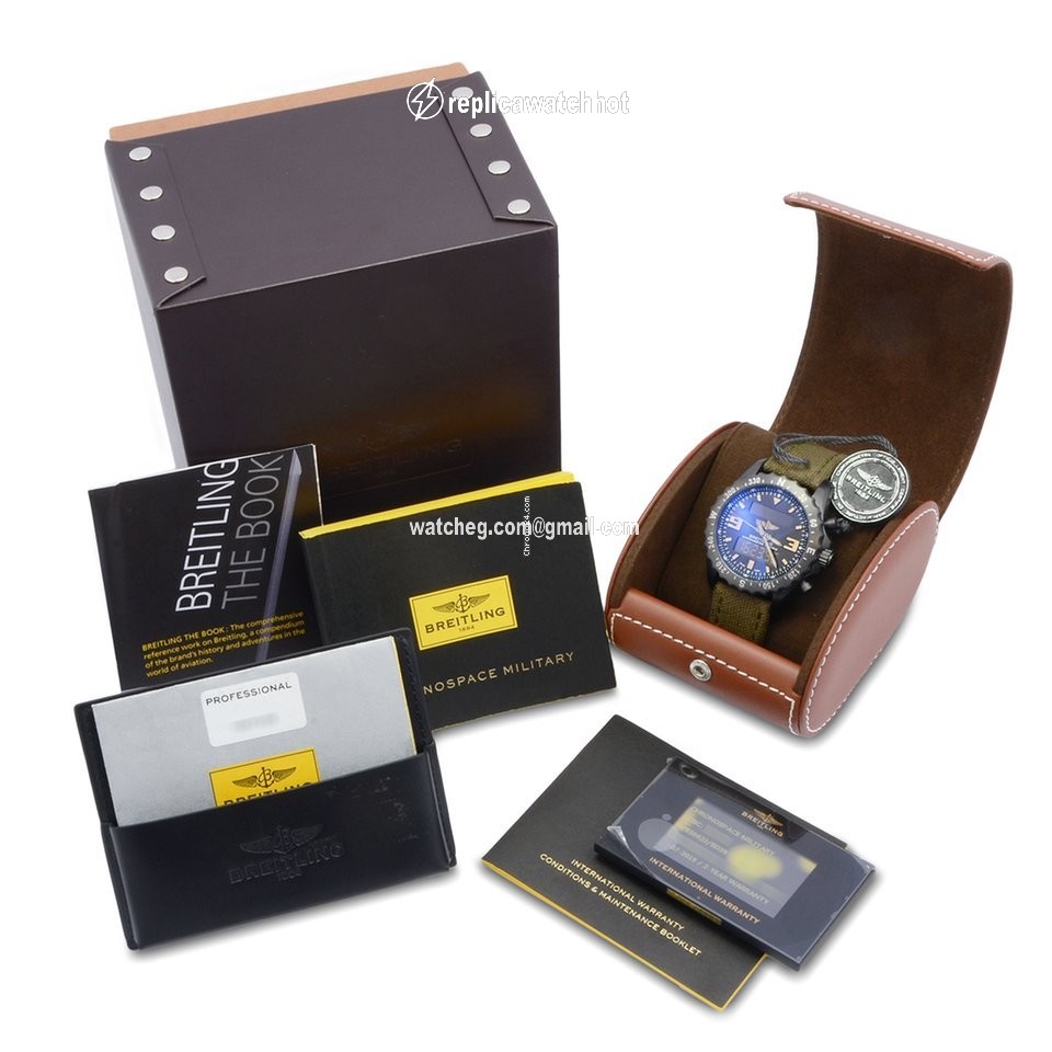 Breitling Chronospace Military Mens watch Unisex Quartz Steel M7836622 BD39 2