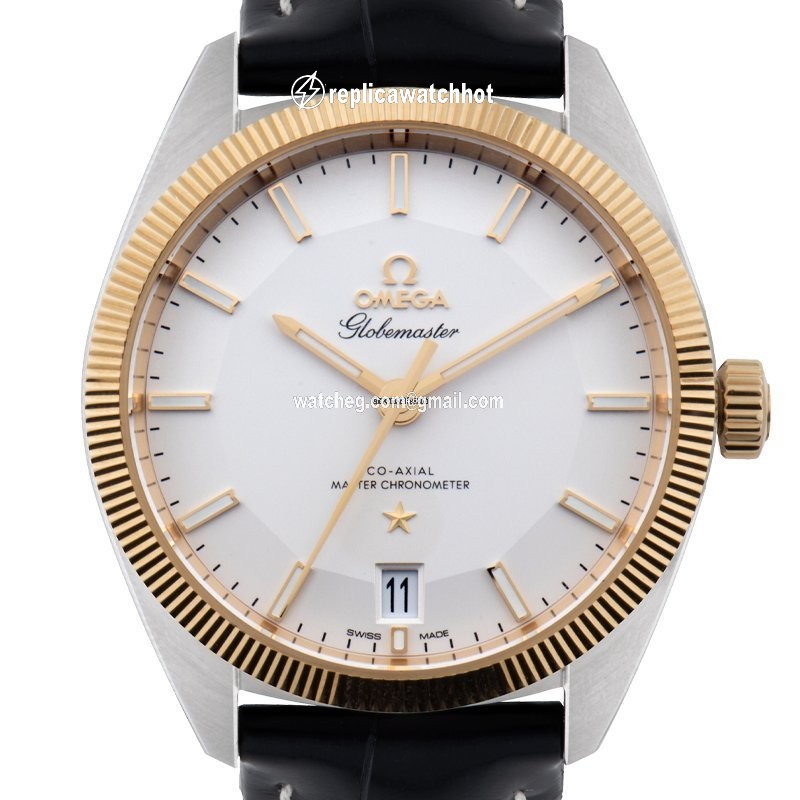 Omega Globemaster Mens watch Unisex Automatic Gold Steel 130.23.39.21.02.001 2