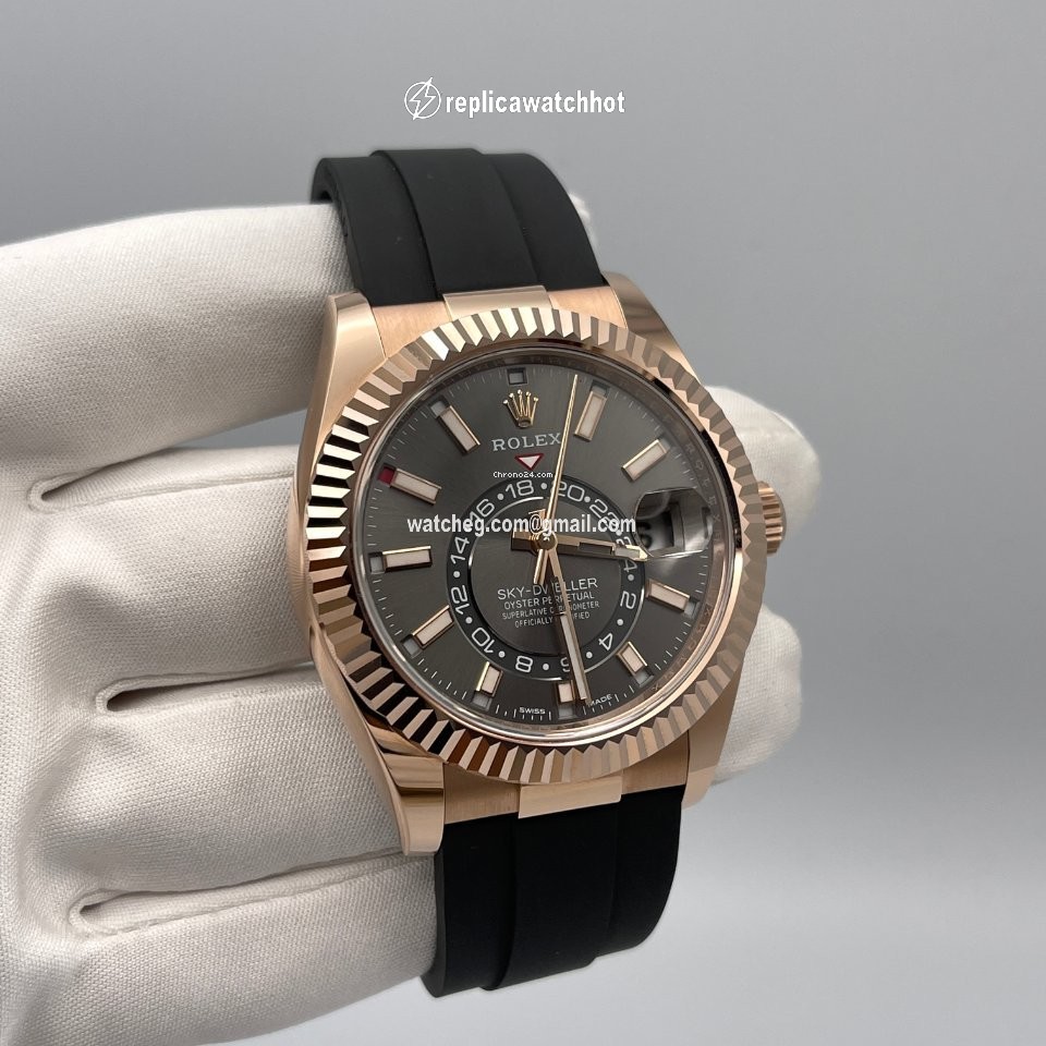 Rolex Sky-Dweller Mens watch Unisex Rose gold Automatic 326235-0006 2