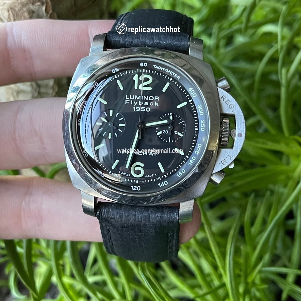 Panerai Luminor 1950 3 Days Chrono Flyback Mens watch Unisex Automatic Steel PAM 00212 2