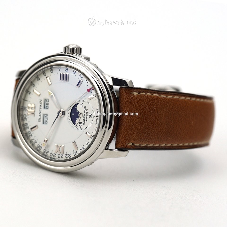 Blancpain Leman Moonphase Steel 2763-1127a-53b 2