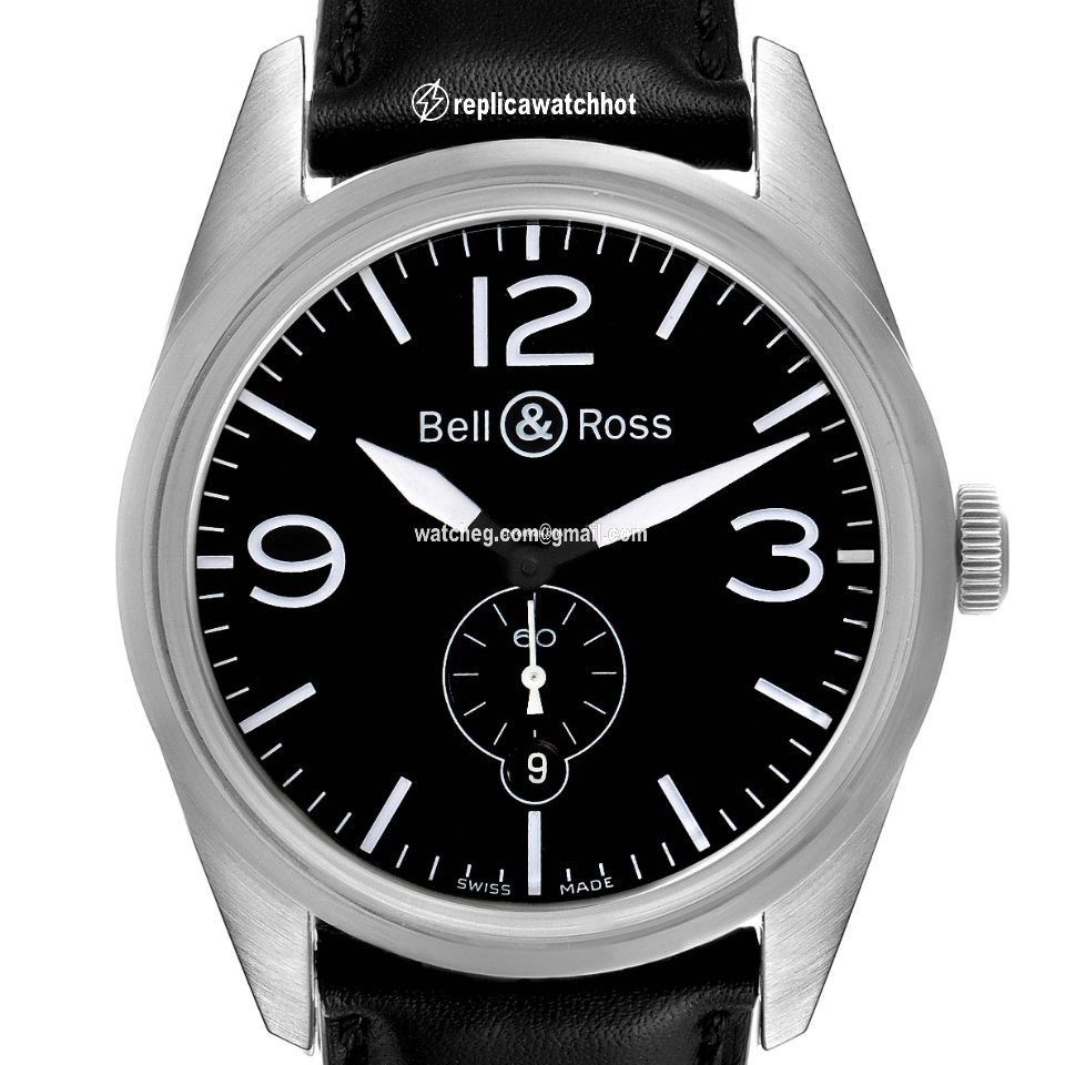 Bell & Ross Vintage Mens watch Unisex Automatic Steel BR123-95-SS 2