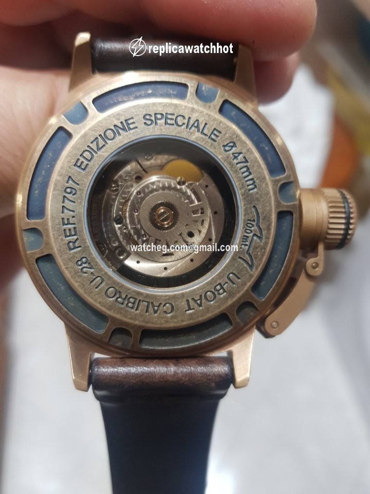 U-Boat Classico Mens watch Unisex Automatic Bronze 7797 bronze 2