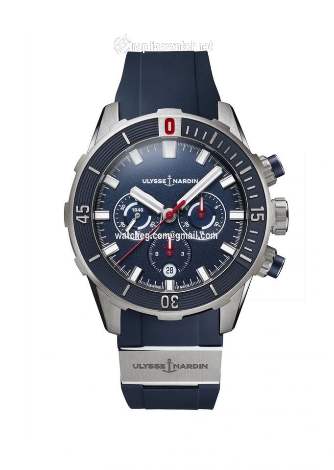 Ulysse Nardin Diver Chronograph Mens watch Unisex Automatic Titanium 1503-170-3 93 2