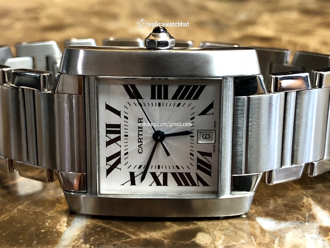 Cartier Tank Francaise Mens watch Unisex Automatic Steel W51002Q3 2