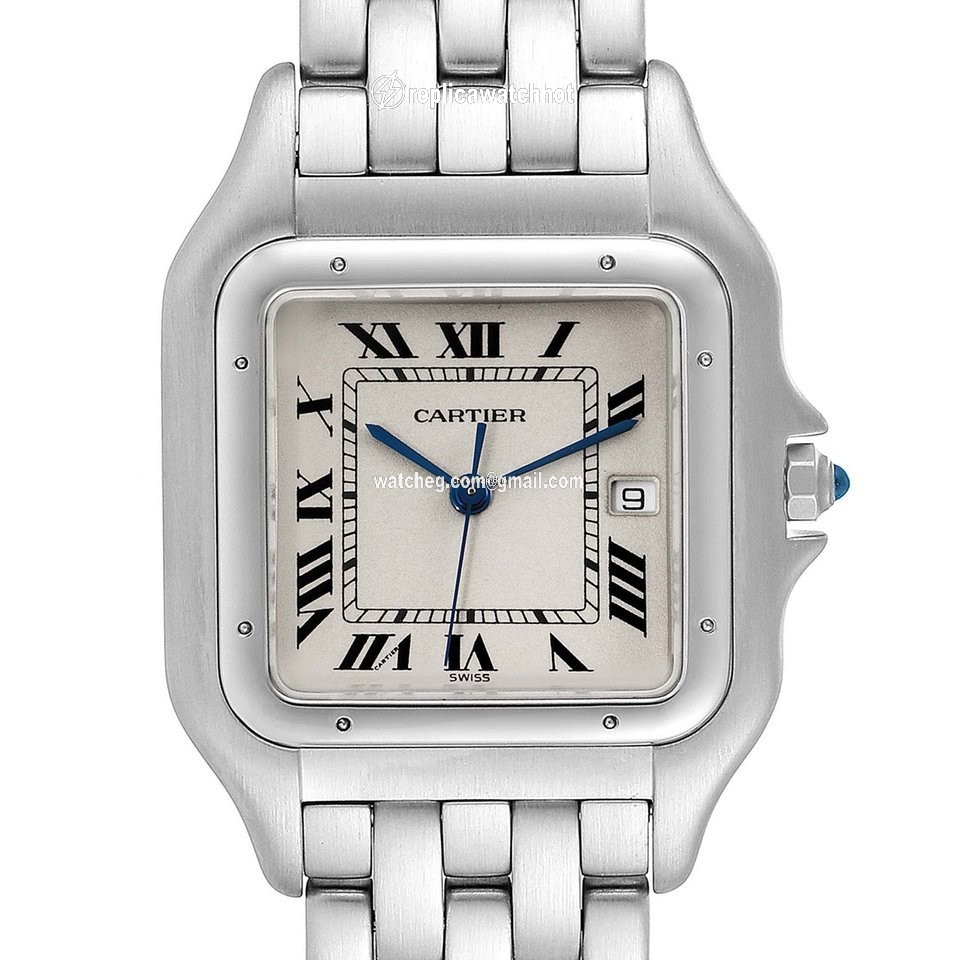 Cartier Panthere Mens watch Unisex Quartz Steel W25032P5 2