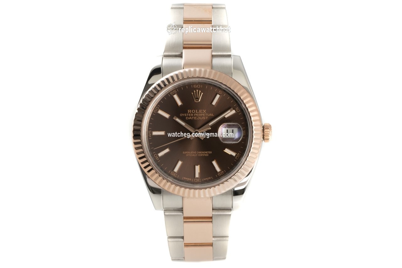 Rolex Datejust 41 Mens watch Unisex Gold Steel Automatic 126331 2