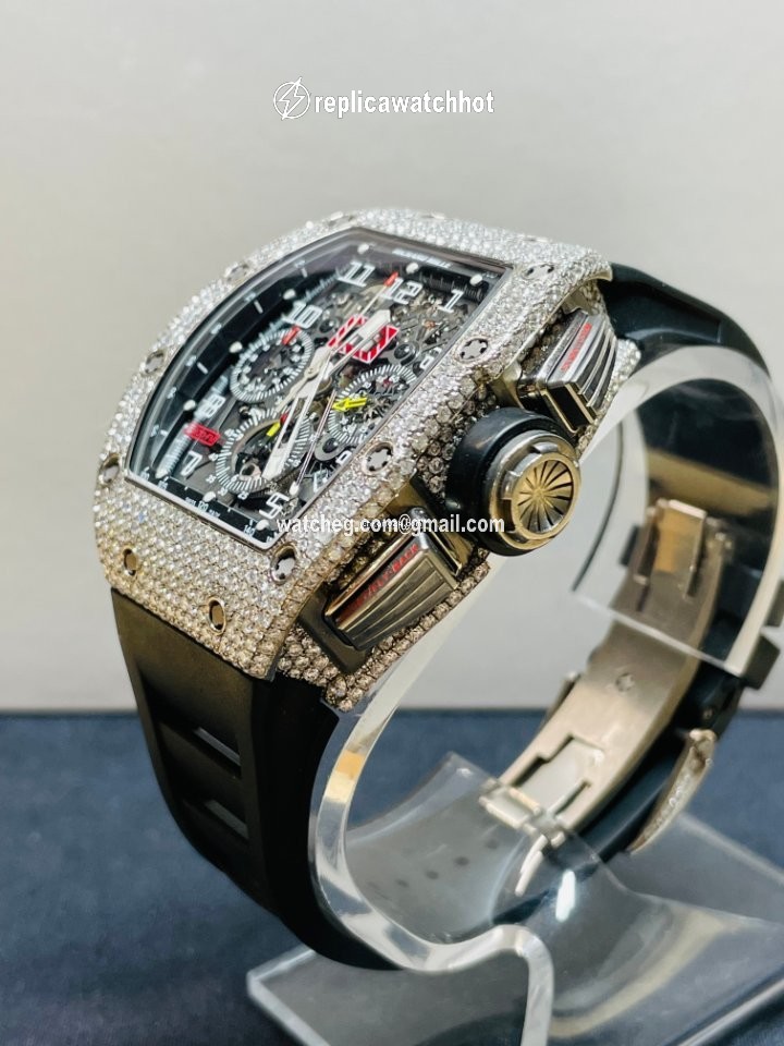 Richard Mille RM 011 Mens watch Unisex Automatic White gold RM-011-FM 2