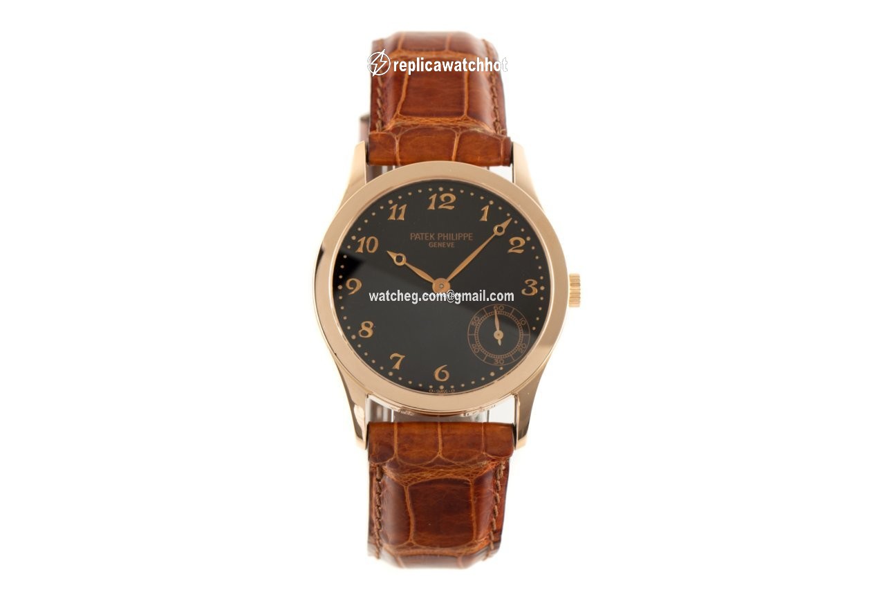 Patek Philippe Calatrava Mens watch Unisex Automatic Red gold 5026 2