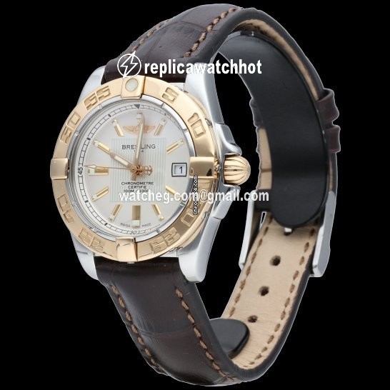 Breitling Galactic 32 Womens watch Quartz Gold Steel C71356 2