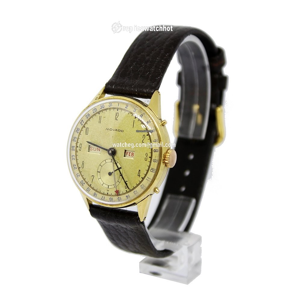 Movado Mens watch Unisex Manual winding Yellow gold 4776 2