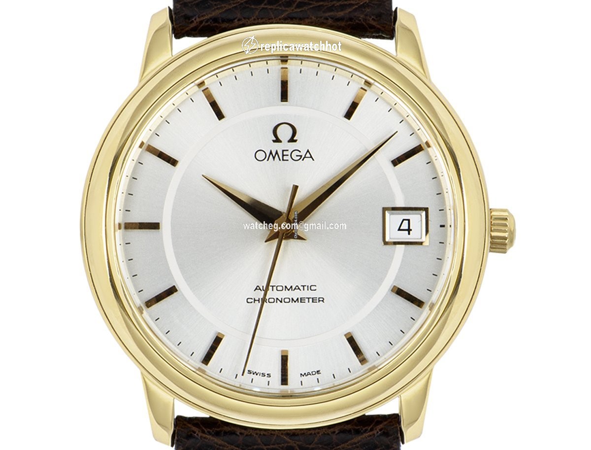 Omega De Ville Prestige Mens watch Unisex Automatic Yellow gold 168.1050 2