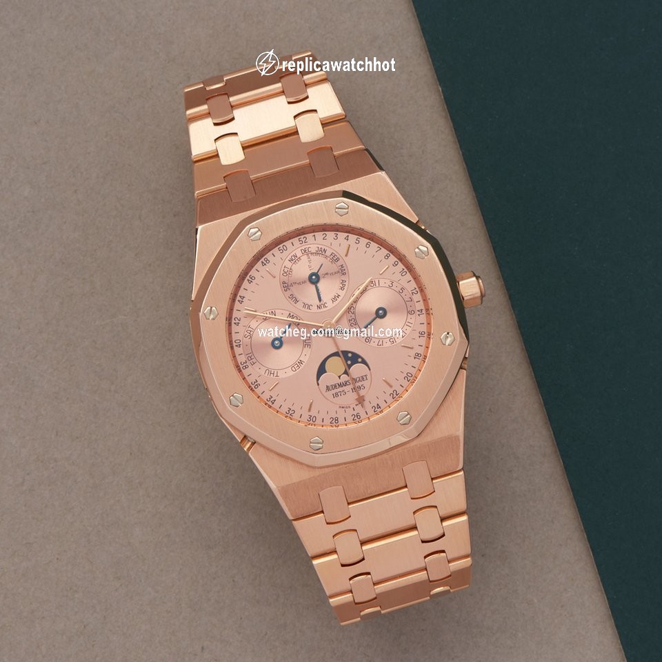 Audemars Piguet Royal Oak Perpetual Calendar Mens watch Unisex Automatic Rose gold 25810OR.OO.0944OR.01 2