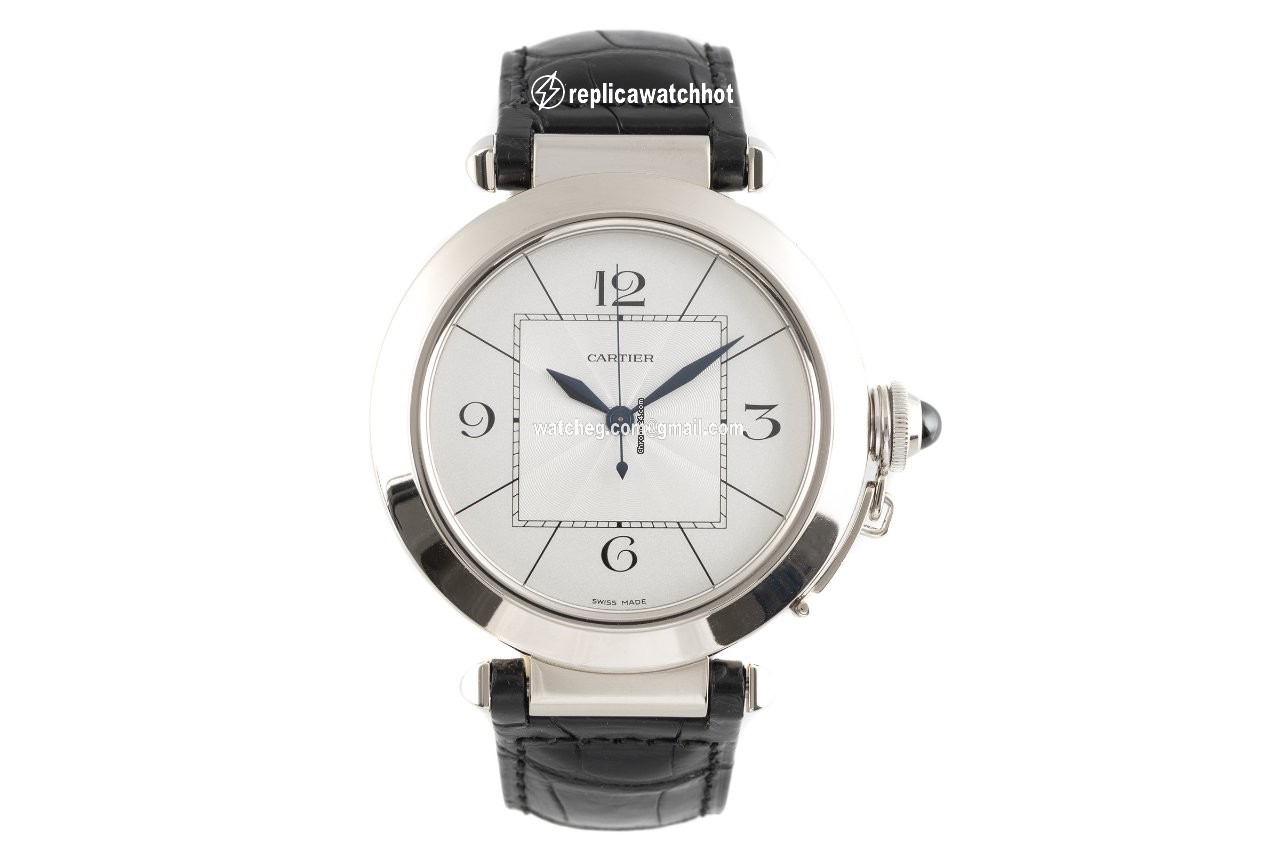 Cartier Pasha Mens watch Unisex Automatic White gold 2727 2