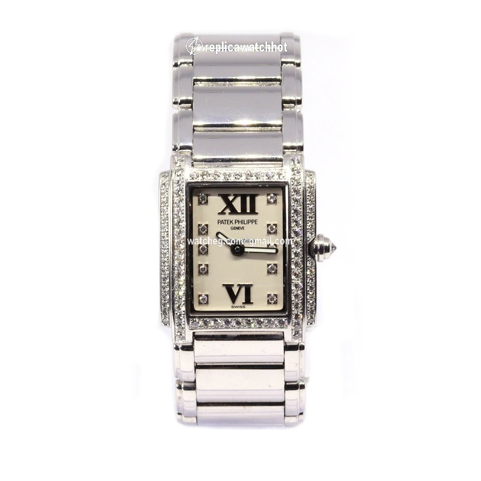 Patek Philippe Twenty~4 Womens watch Quartz White gold 4908 2
