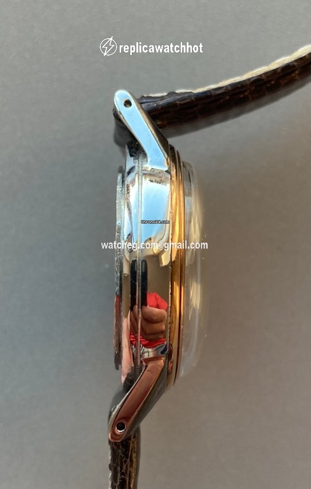 Movado Mens watch Unisex Manual winding Gold Steel Vintage 2