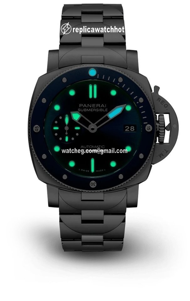 Panerai Luminor Submersible Mens watch Unisex Automatic Steel PAM01068 2