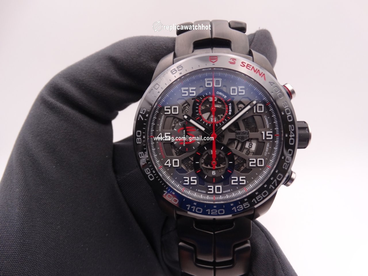 TAG Heuer Carrera Calibre HEUER 01 Mens watch Unisex Automatic Steel CAR2A1L.BA0688 2