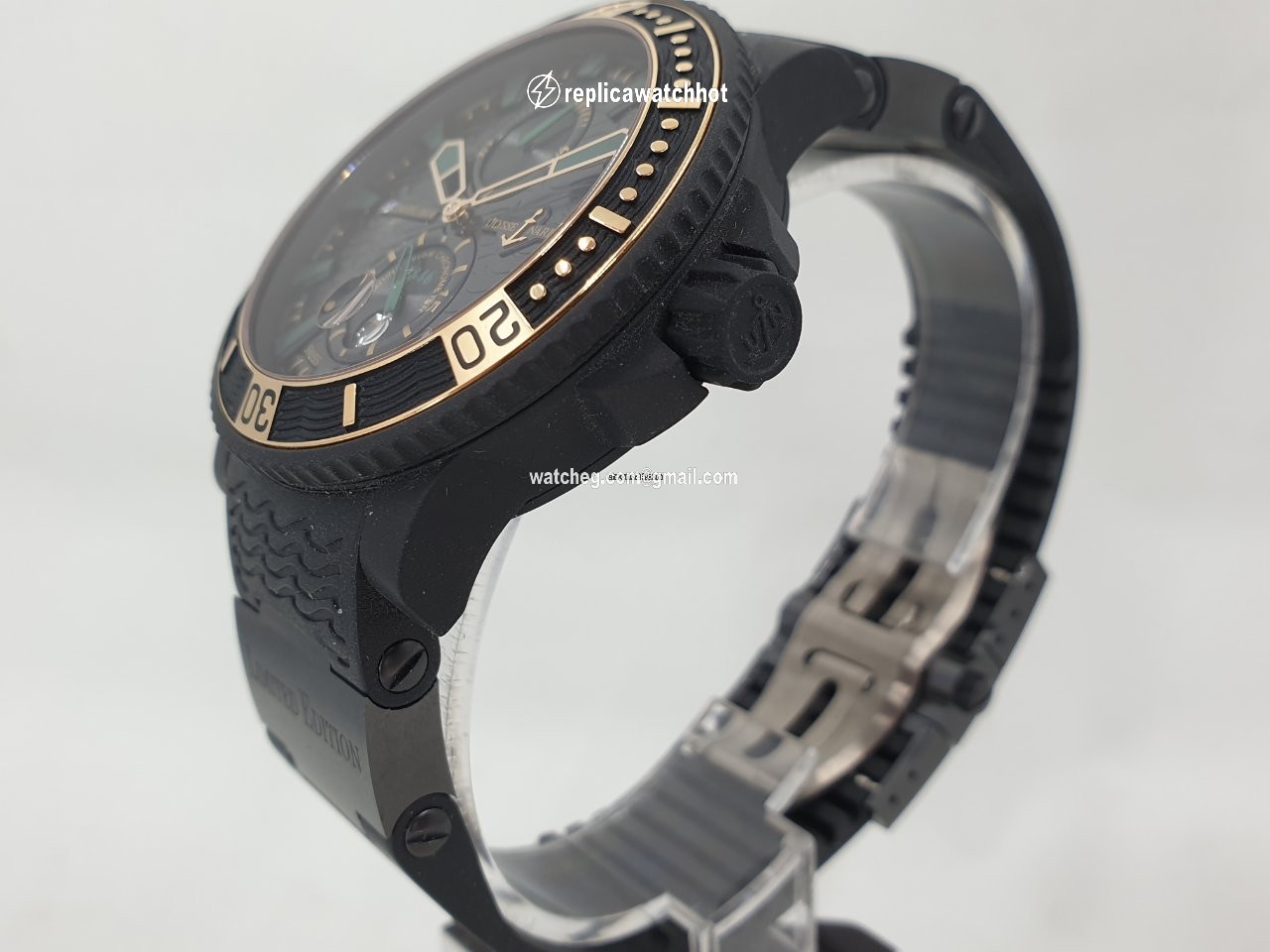 Ulysse Nardin Diver Black Sea Mens watch Unisex Automatic Steel 263-92LE-3C 928 2
