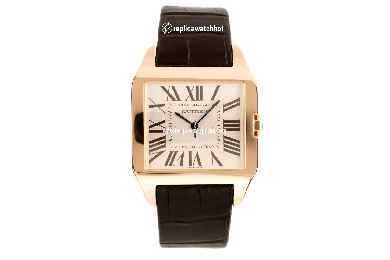 Cartier Santos Dumont Mens watch Unisex Manual winding Red gold W2006951 2