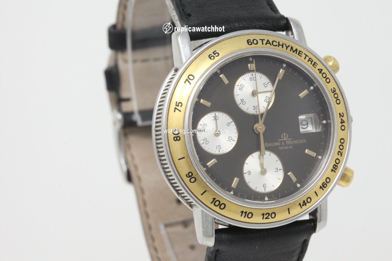 Baume & Mercier Mens watch Unisex Automatic Gold Steel 6105.081 2