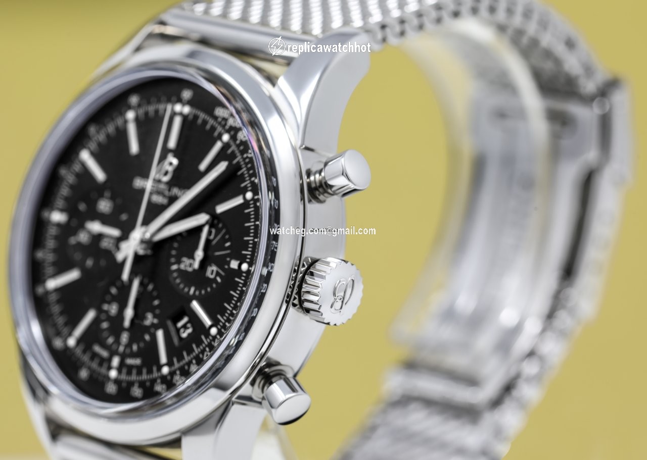 Breitling Transocean Chronograph Mens watch Unisex Automatic Steel AB015112 C860 2