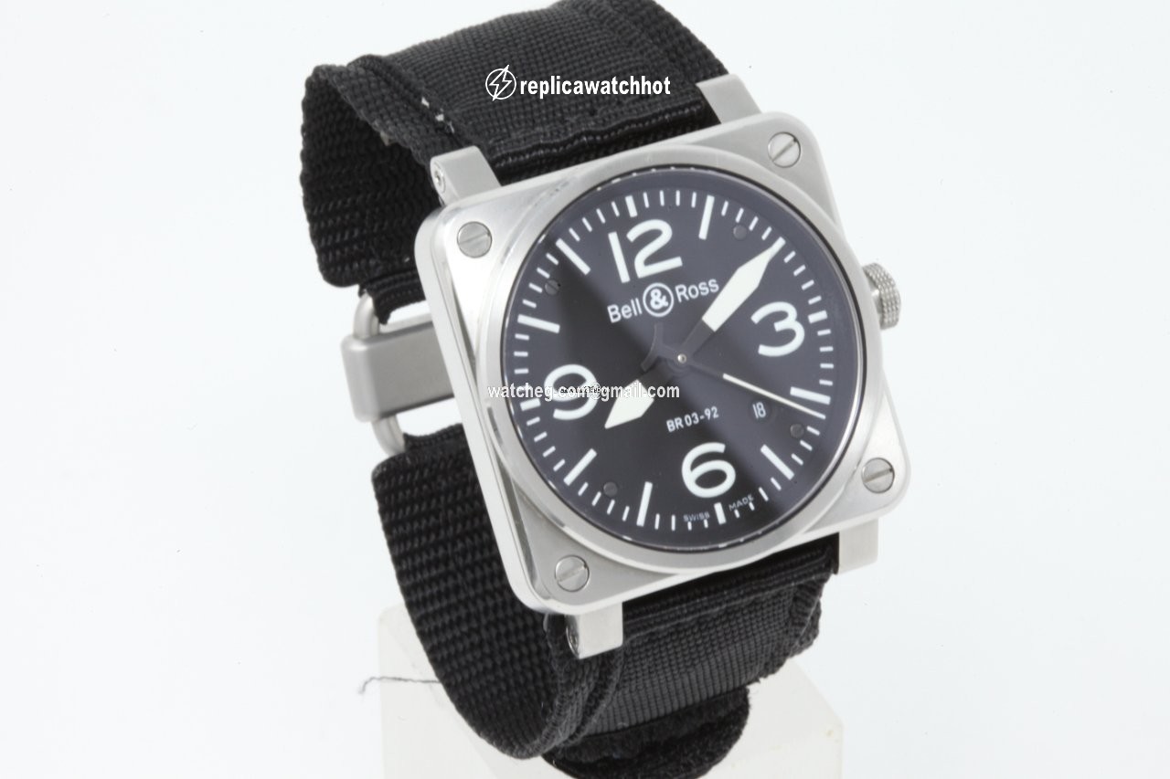 Bell & Ross BR 03-92 Steel Mens watch Unisex Automatic Steel BR0392-BLC-ST 2
