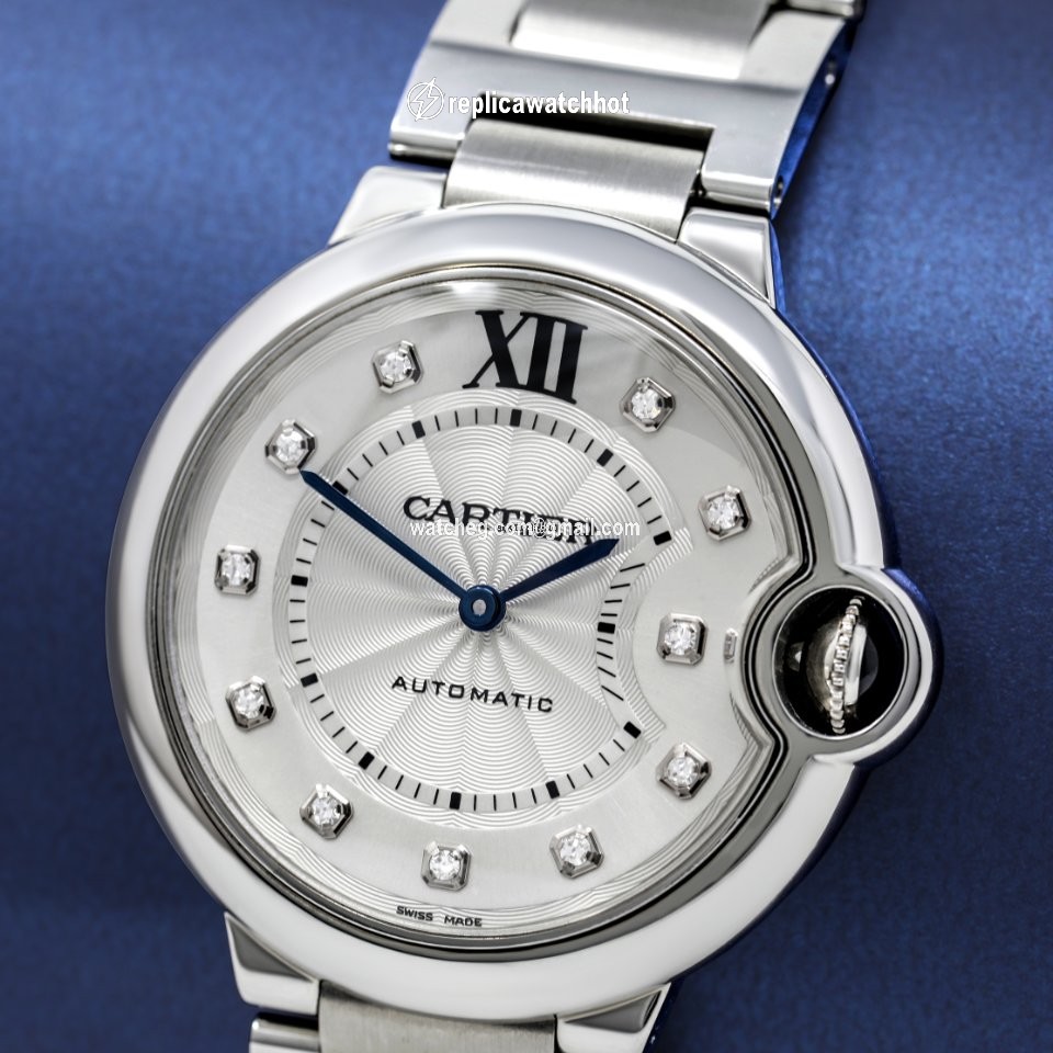 Cartier Ballon Bleu 36mm Mens watch Unisex Automatic Steel WE902075 2