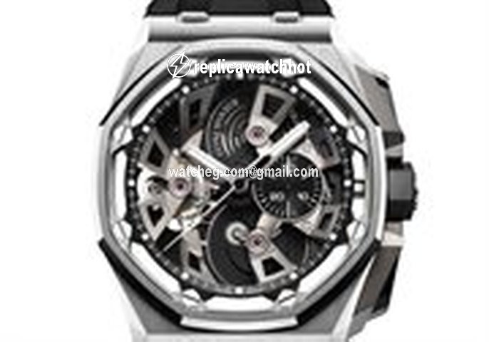 Audemars Piguet Royal Oak Offshore Tourbillon Chronograph Mens watch Unisex Manual winding Steel 26421ST.OO.A002CA.01 2