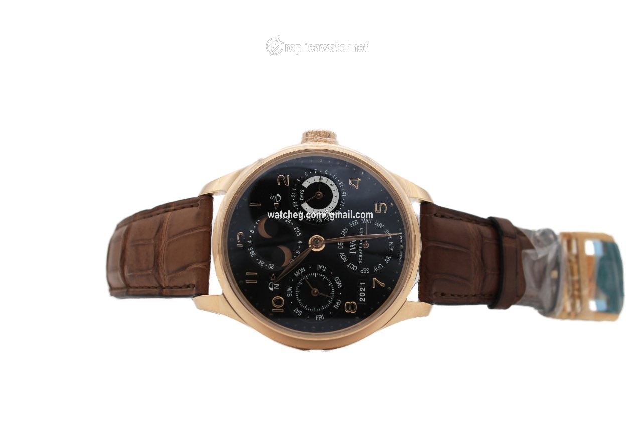 IWC Portuguese Perpetual Calendar Mens watch Unisex Automatic Rose gold IW503202 2