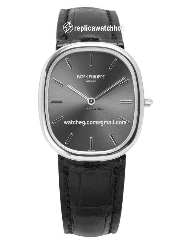 Patek Philippe Golden Ellipse Mens watch Unisex Automatic White gold 3738 100G 2