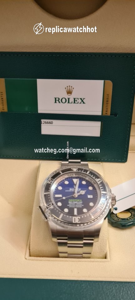 Rolex Sea-Dweller Deepsea Mens watch Unisex Steel Automatic 126660 D-BLUE 2