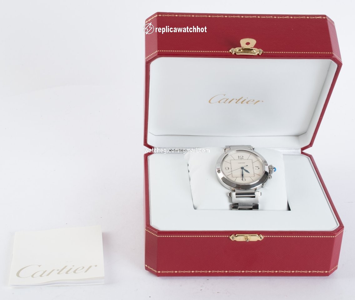 Cartier Pasha Mens watch Unisex Automatic Steel W31072M7 2