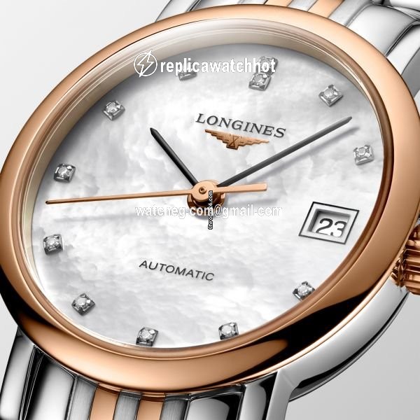 Longines Elegant Womens watch Automatic Gold Steel L4.309.5.87.7 2