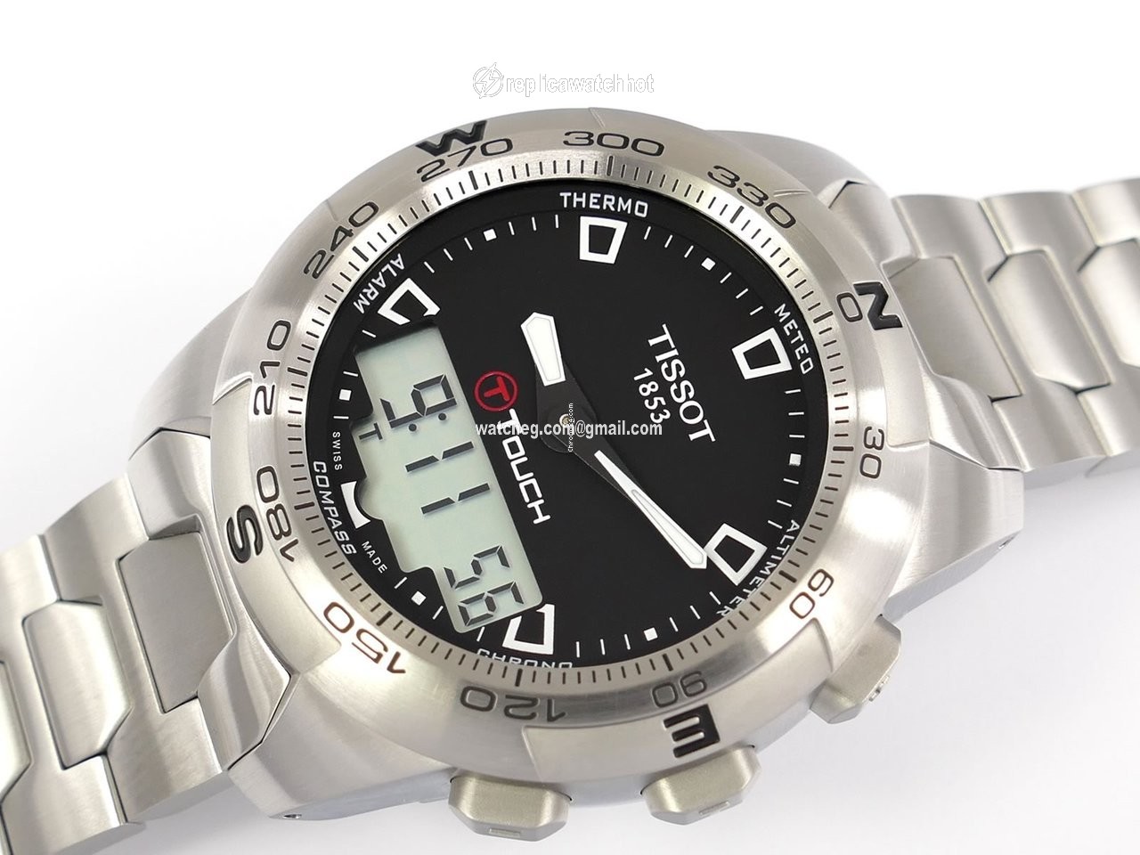 Tissot T-Touch II Mens watch Unisex Quartz Steel T047.420.11.051.00 2