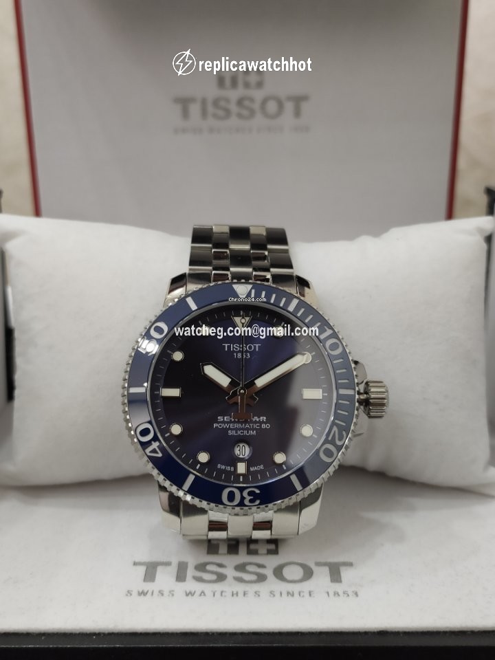 Tissot Seastar 1000 Mens watch Unisex Automatic Steel T120.407.11.041.01 2