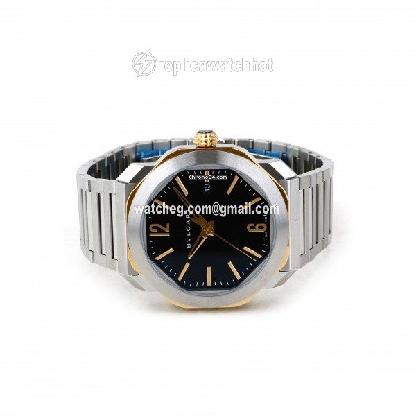 Bulgari Automatic Gold Steel 103210-OC41PC11SSD 2