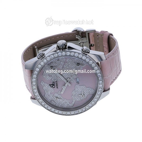 Jacob & Co. Five Time Zone Quartz Steel JC-47SPD 2
