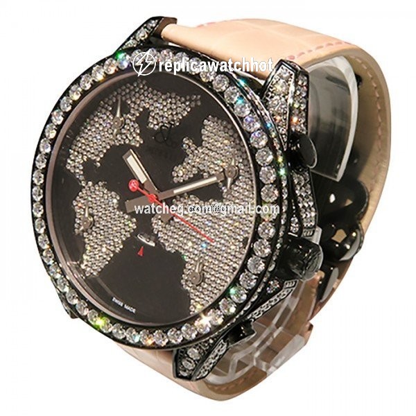 Jacob & Co. Five Time Zone Quartz Steel JC-47SCFDCB 2