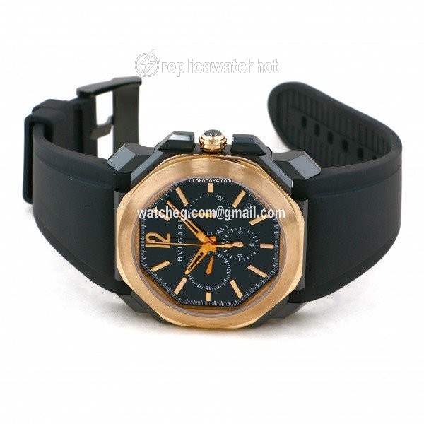 Bulgari Octo Automatic Gold Steel BGOP41SGCH 2