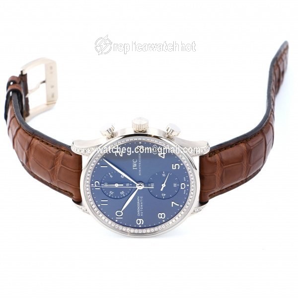 IWC Portuguese Chronograph Automatic White gold IW371474 2