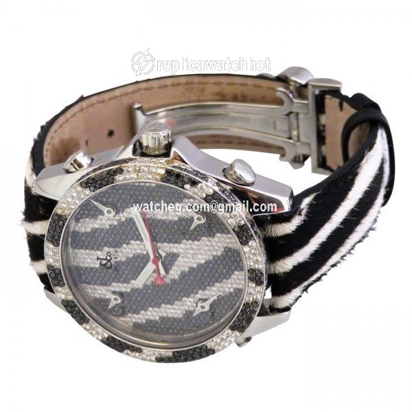 Jacob & Co. Five Time Zone Quartz Steel JC-M65D 2