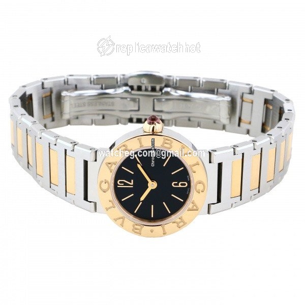 Bulgari Bulgari Quartz Gold Steel BBL23BSPGD 2