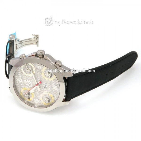 Jacob & Co. Five Time Zone Quartz Steel JC-30Y 2