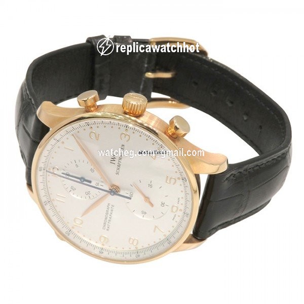 IWC Portuguese Chronograph Manual winding Red gold IW371203 2