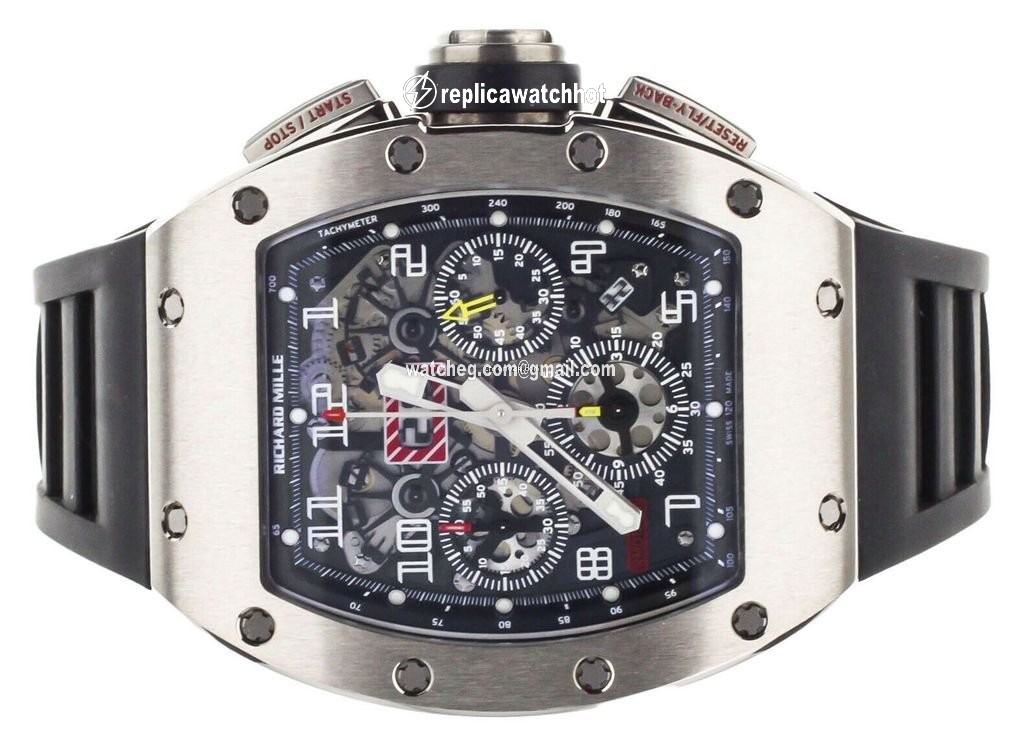 Richard Mille RM 011 Mens watch Unisex Automatic White gold RM11-FM 2
