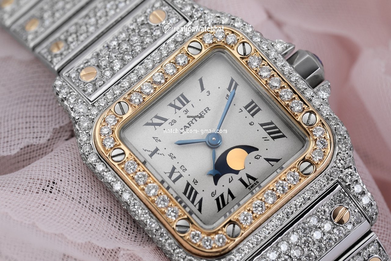 Cartier Santos Galbee Womens watch Quartz Gold Steel 119902 2